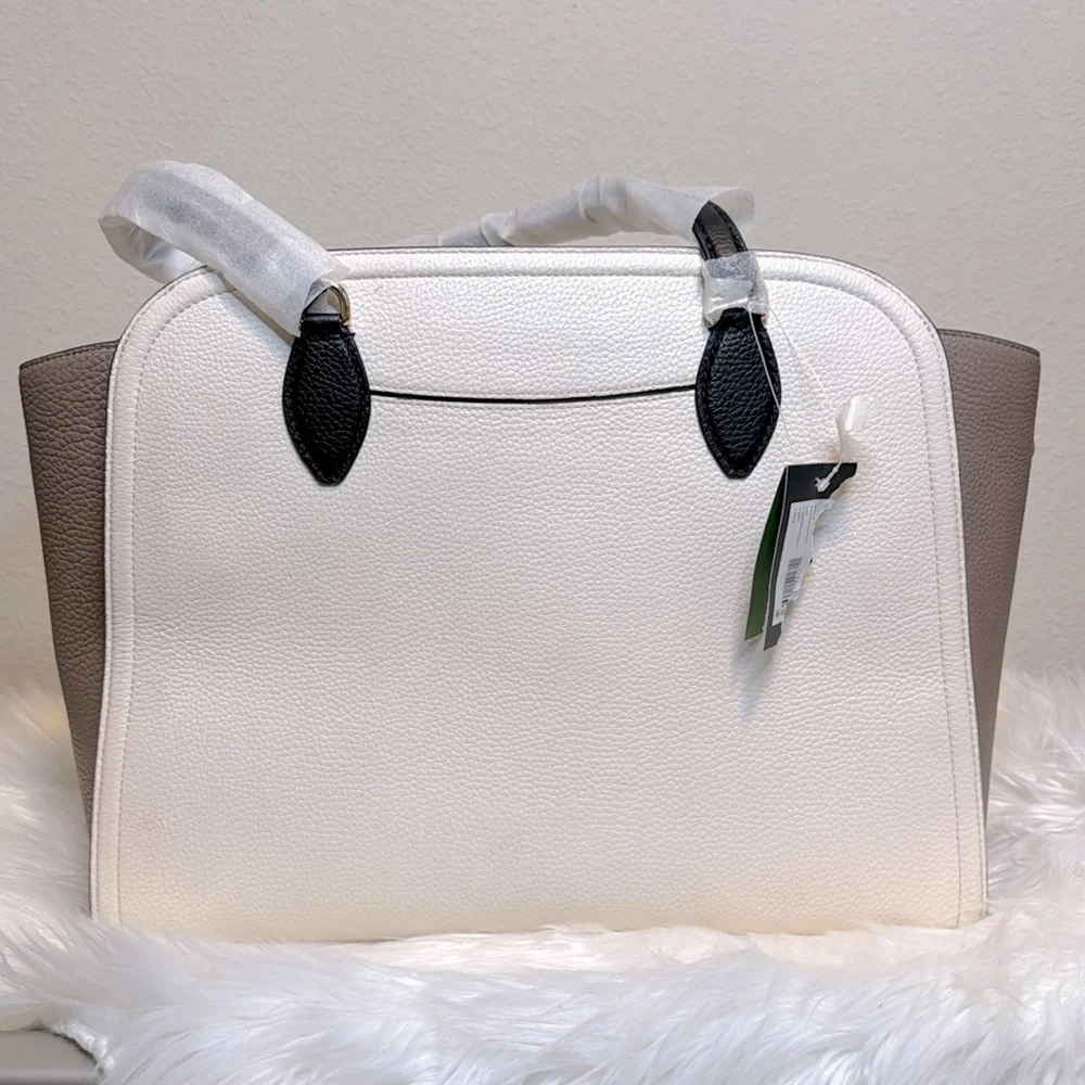 NWT Kate Spade Taylor Colorblocked Pebbled Leather Large Tote - Picture 5 of 13